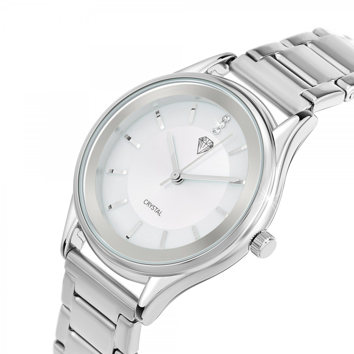 Montre Meryl élégante ornée de Cristaux scintillants SC Crystal