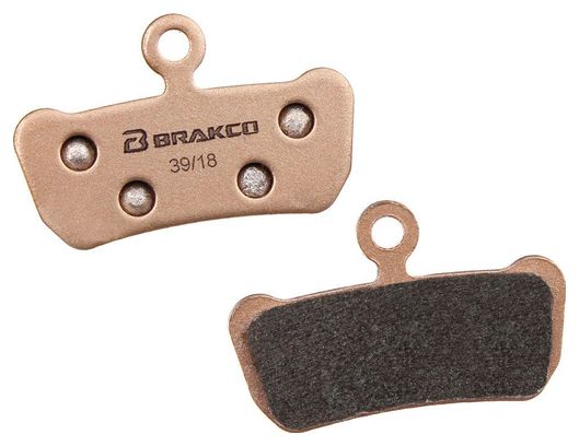 Plaquettes BRAKCO Sintered AVID XO Trail/ 7 Trial/ 9 Trial/ SRAM Guide