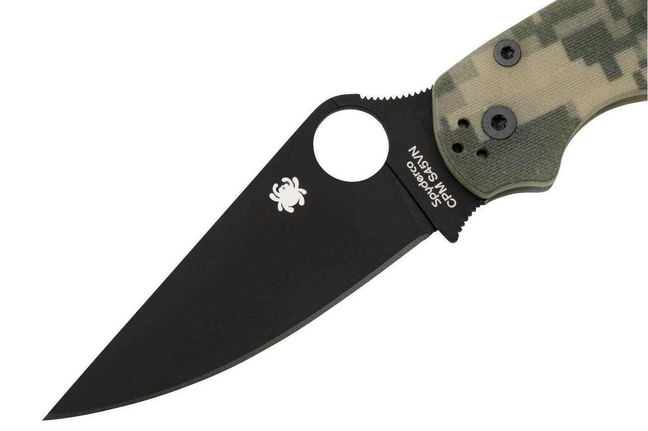 Spyderco Paramilitary 2 Camo Black C81GPCMOBK2 zakmes