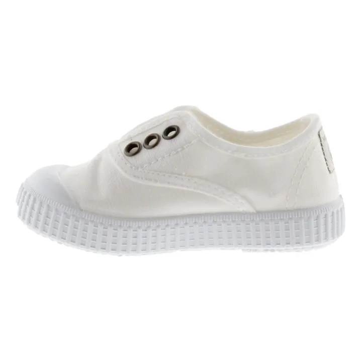 Victoria Baskets Inglesia Elastico Lon | Blanc