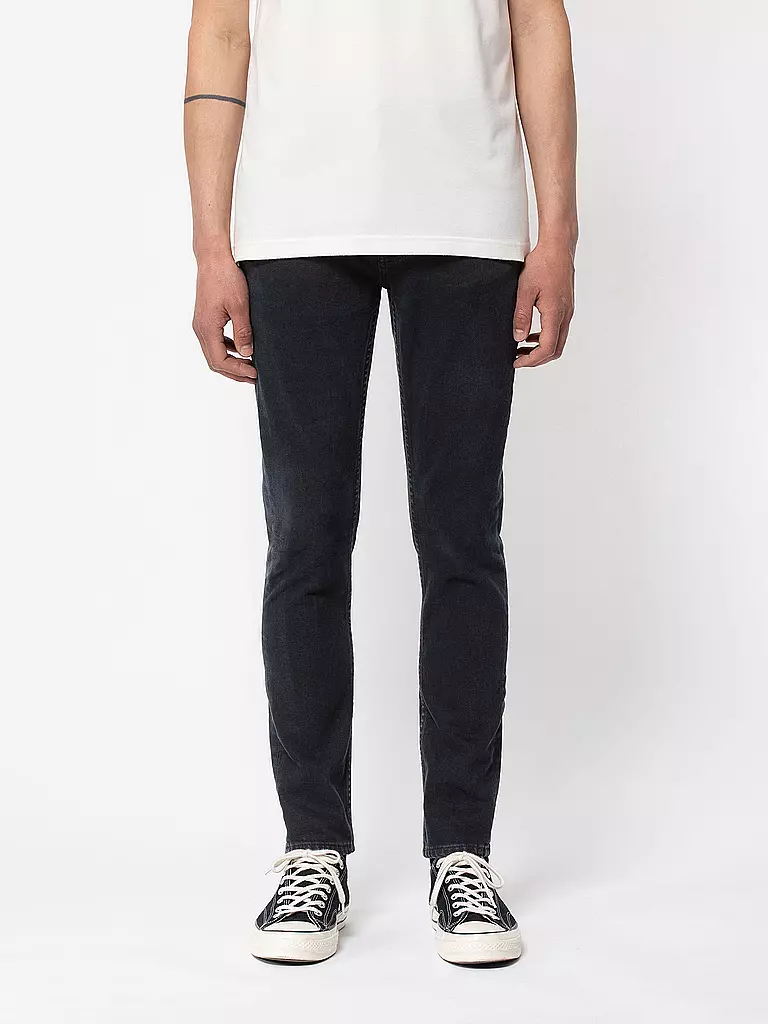 NUDIE JEANS Jeans Slim Fit Lean Dean schwarz