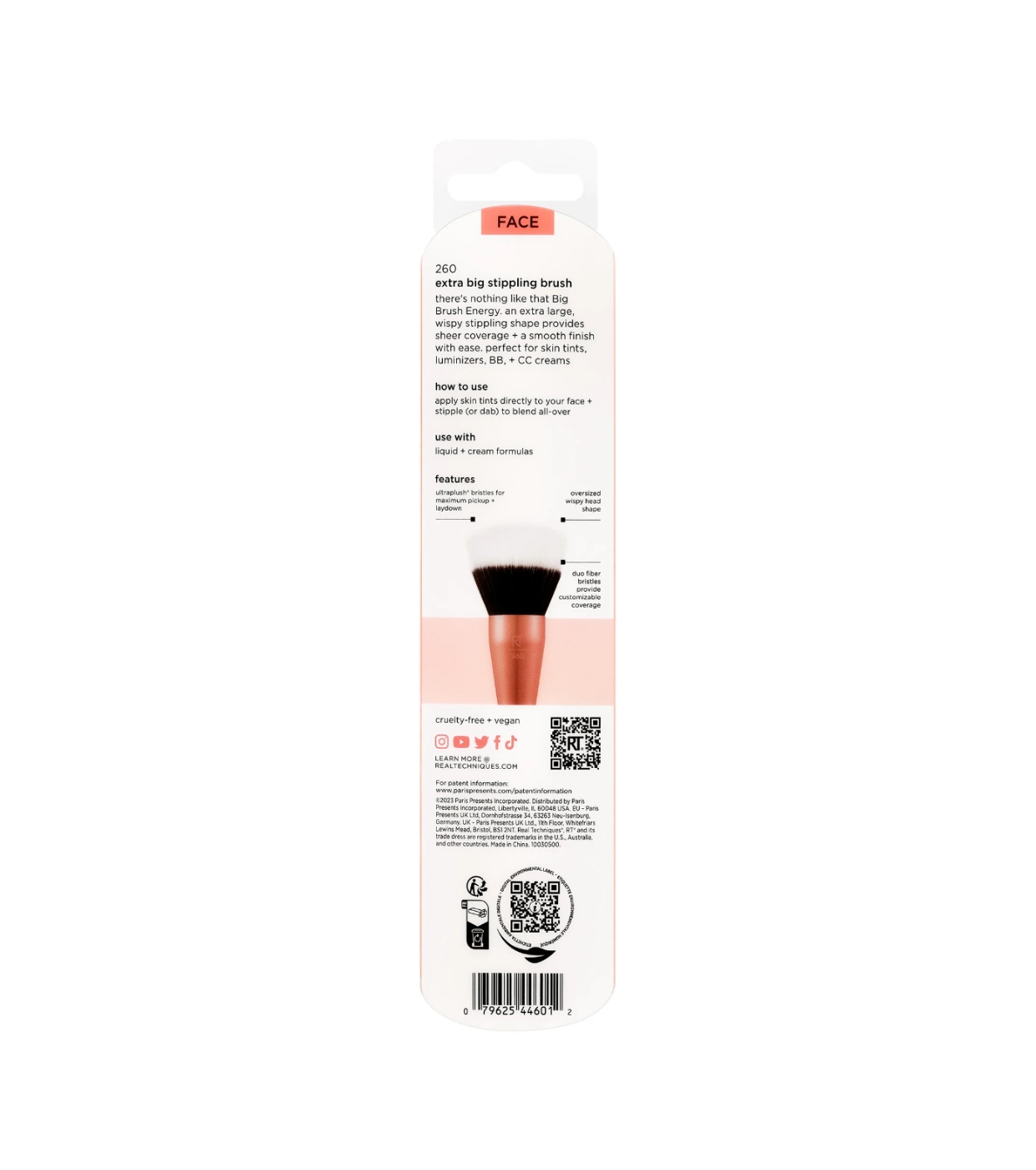 Real Techniques - Pincel de base Extra Big Stippling Brush - 260