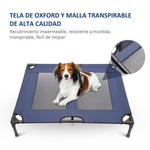 Cama azul para animais de estimação Pawhut para uso externo