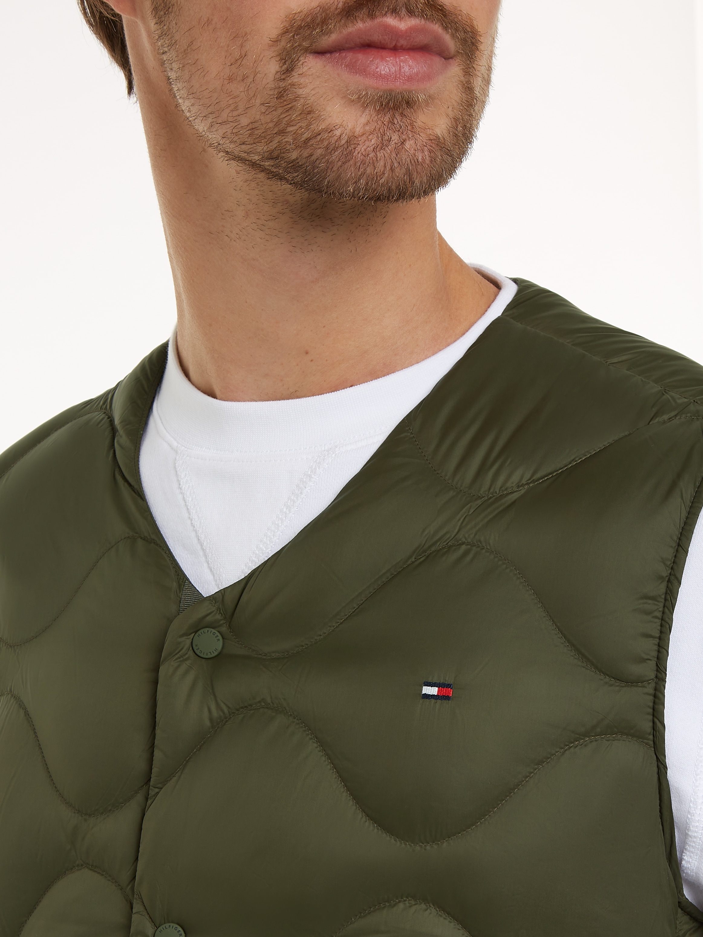 Tommy Hilfiger Steppweste »ONION QUILTED DOWN LINER VEST« mit Zwiebelsteppung