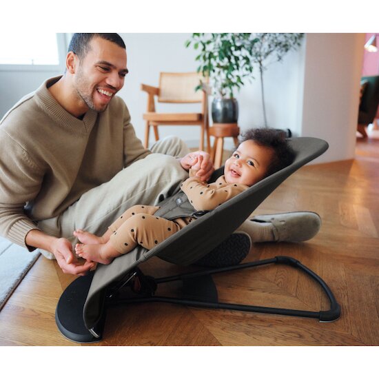 Transat Balance Soft Tri-Fab   Anthracite        de               BabyBjörn