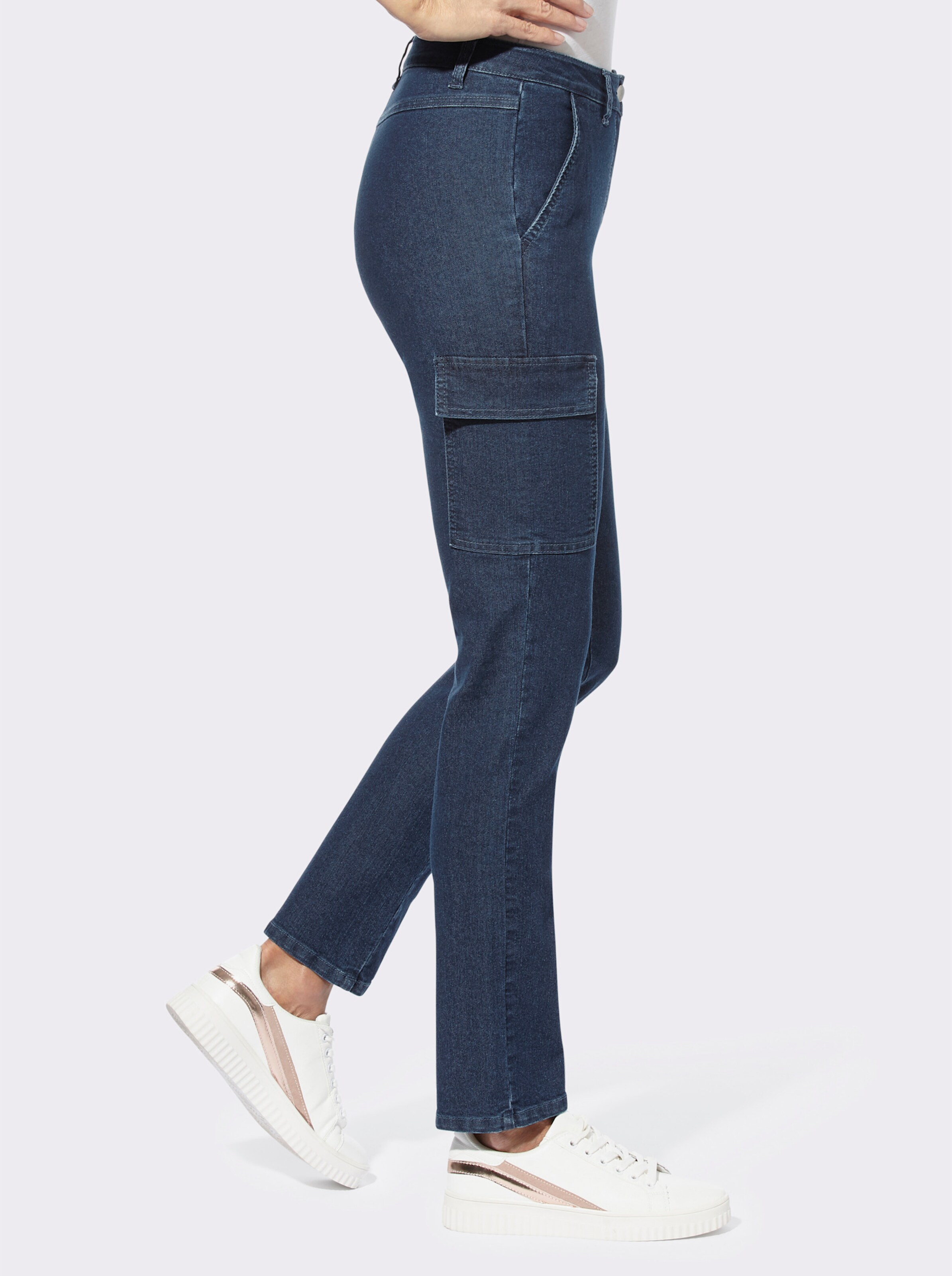 Cargojeans in schmaler Form