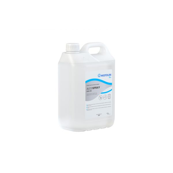 Mistolin Alcospray DAG-60 Desinfetante Mãos Líquido 5LT