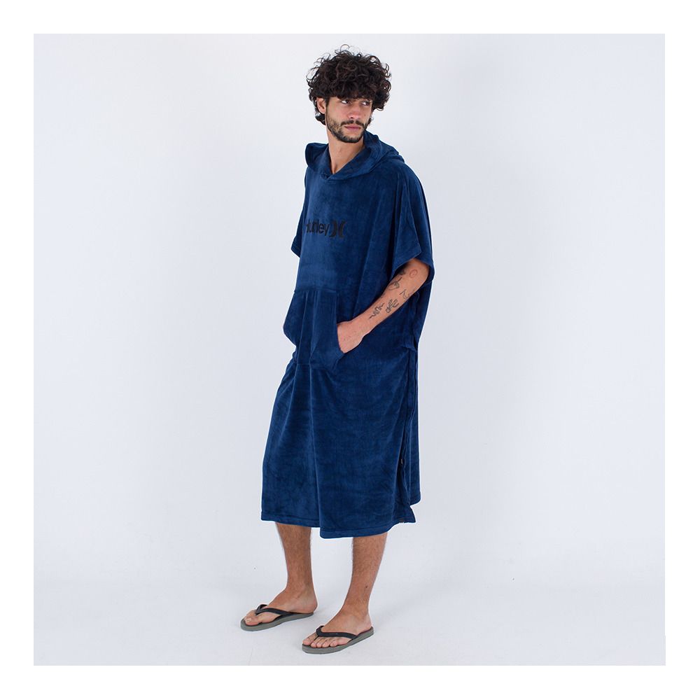 Hurley ONE AND ONLY - Poncho poseidon blue