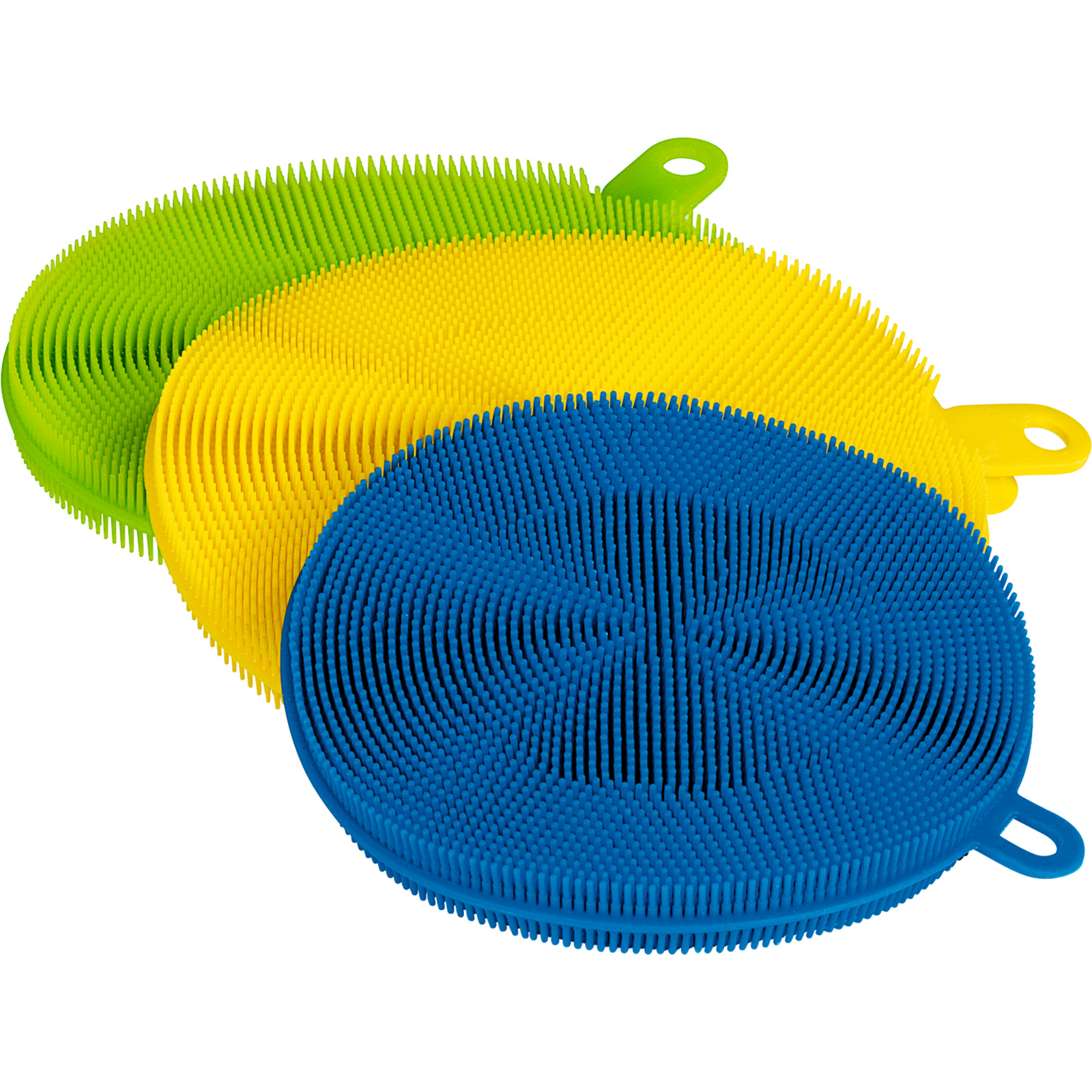 CLEANmaxx Pad 3stk.Silikondiv.Farben