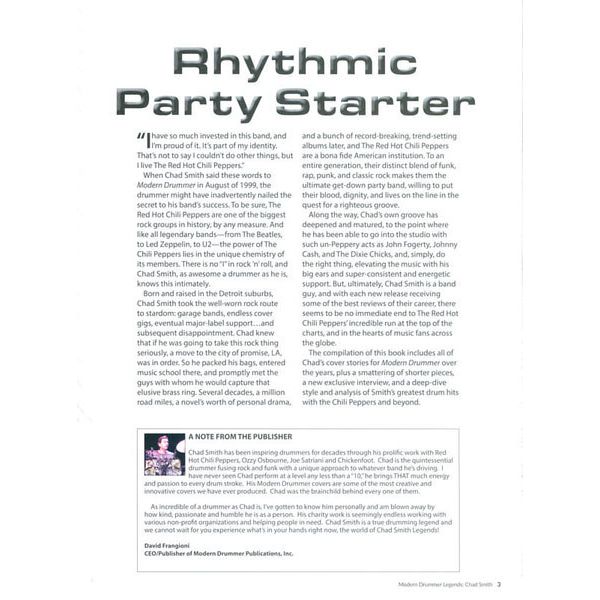 Modern Drummer Publications Chad Smith