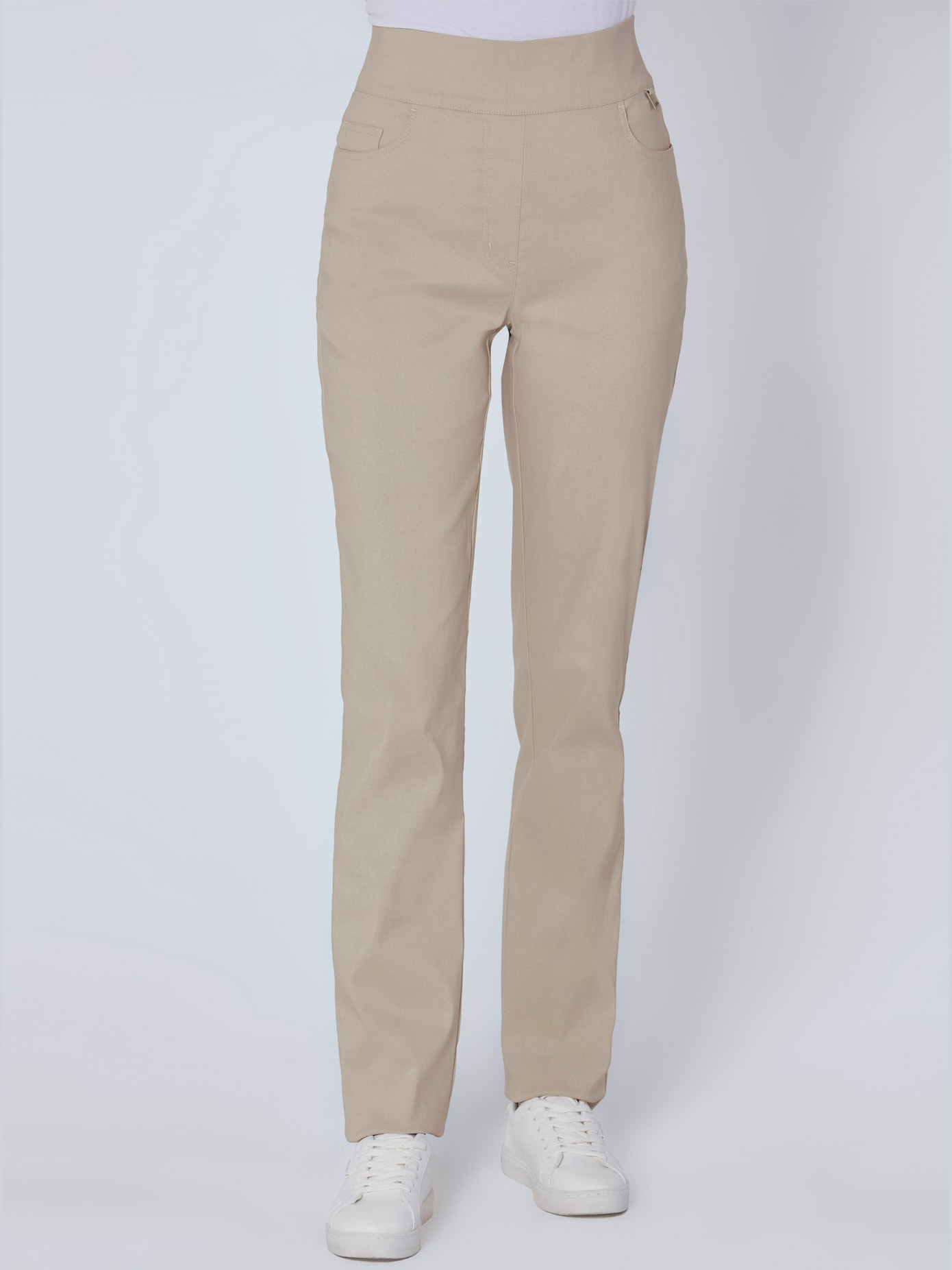 Pantalon lyocell large ceinture élastique