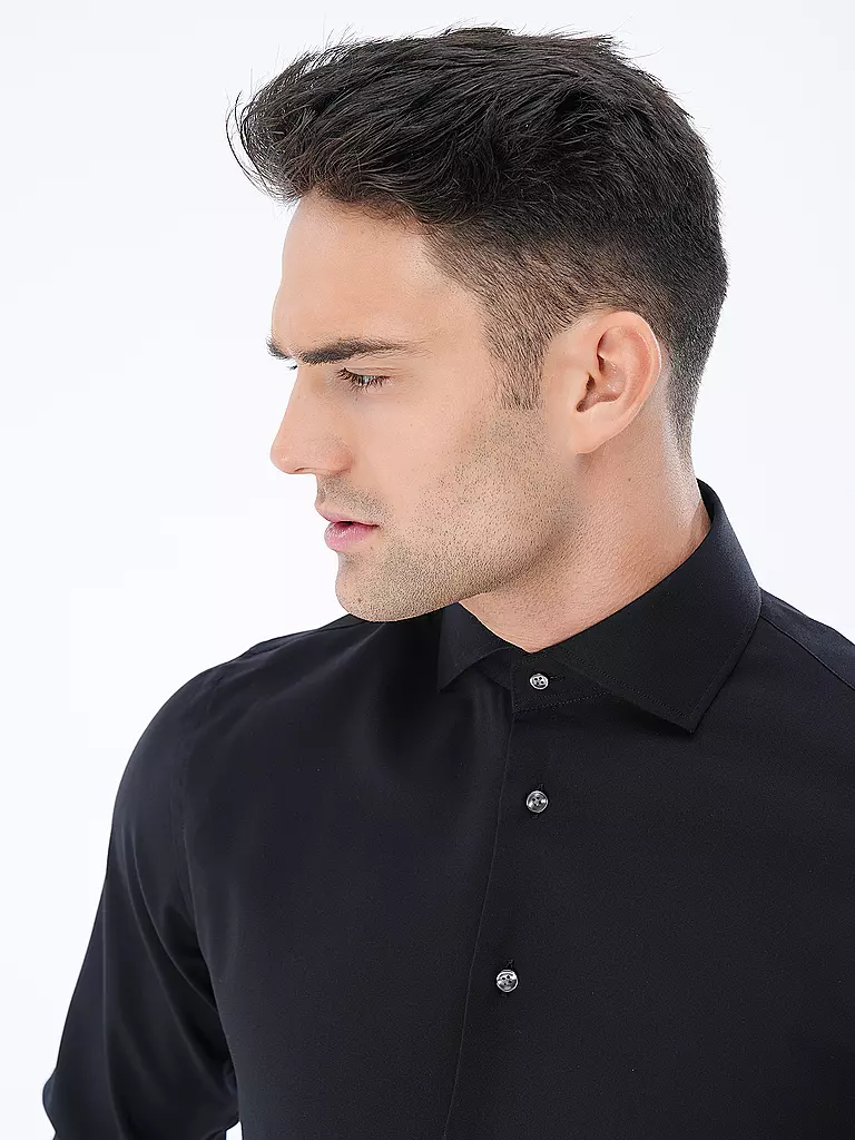 PROFUOMO Hemd Slim Fit  schwarz