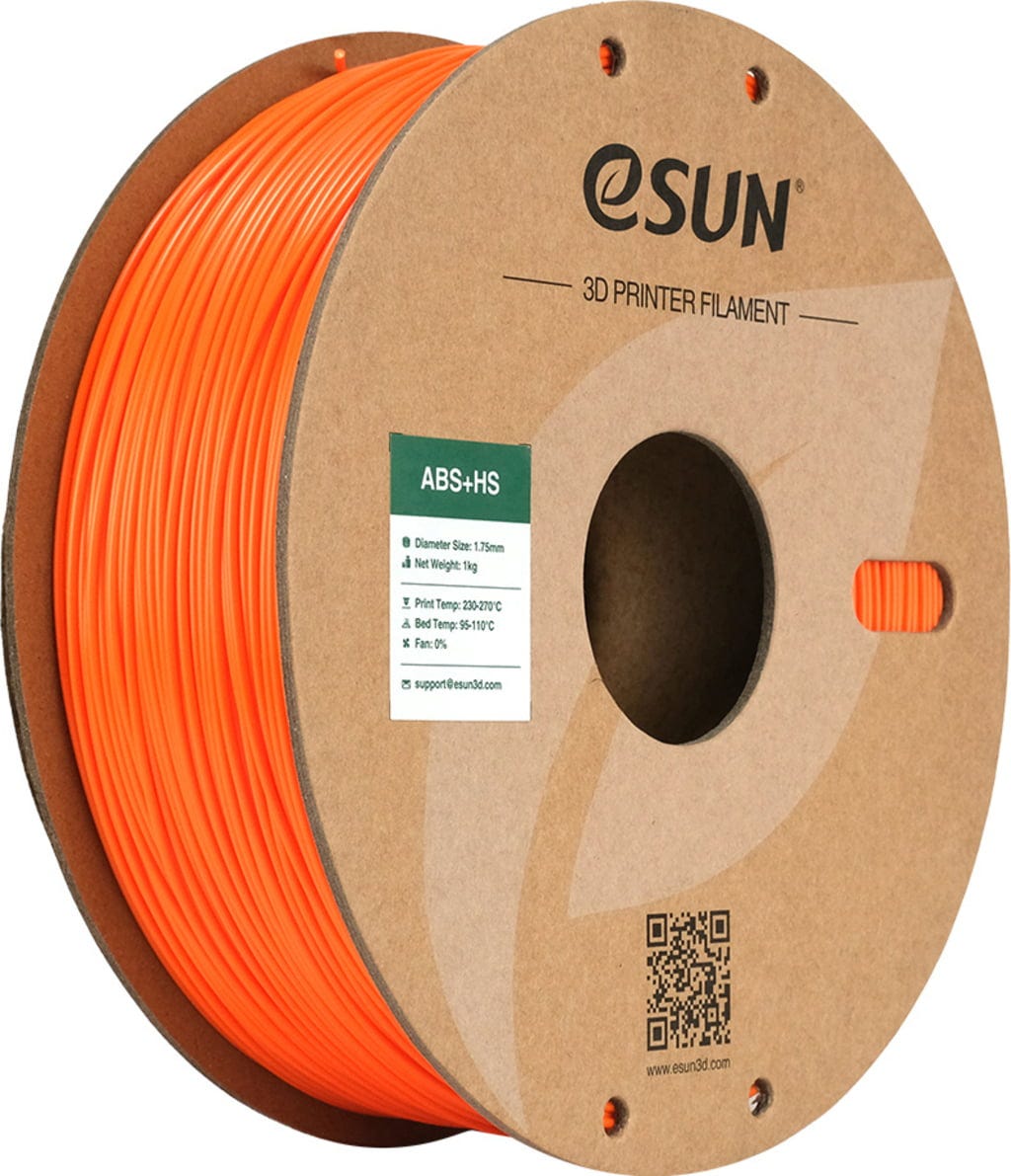 eSUN  ABS+HS Orange, 1,75 mm / 1000 g    ABS-Material für den High Speed-Druck