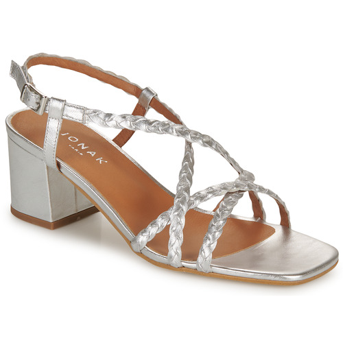 Jonak - 88-TBC-CUIR-METALLISE-ARGENT Plateado