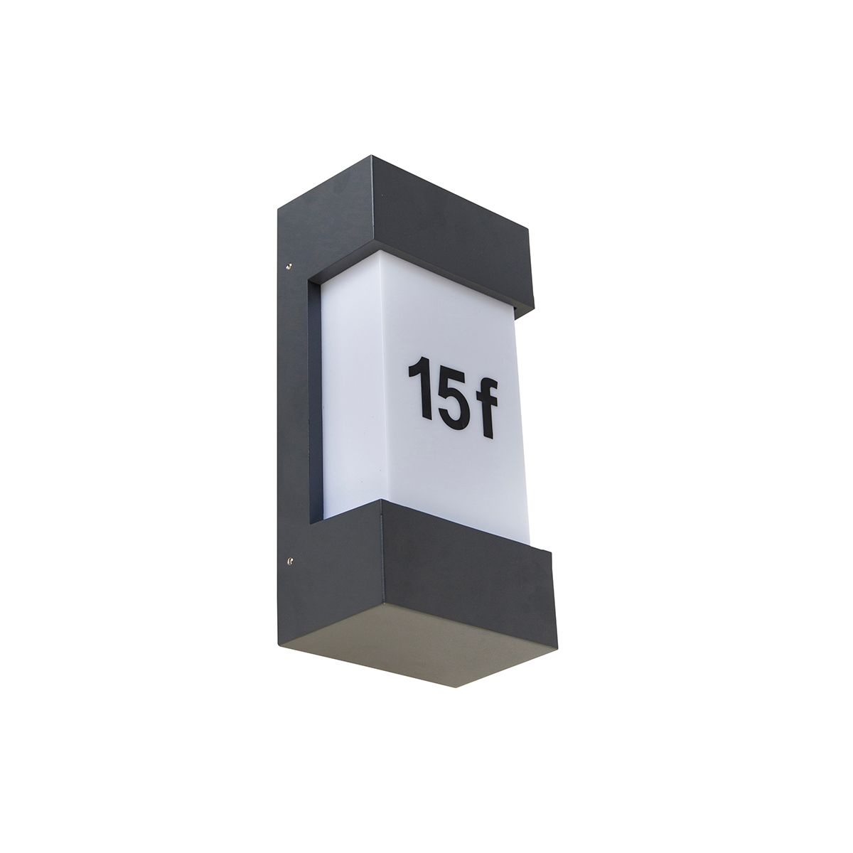 Moderne buiten wandlamp donkergrijs IP44 - Tide