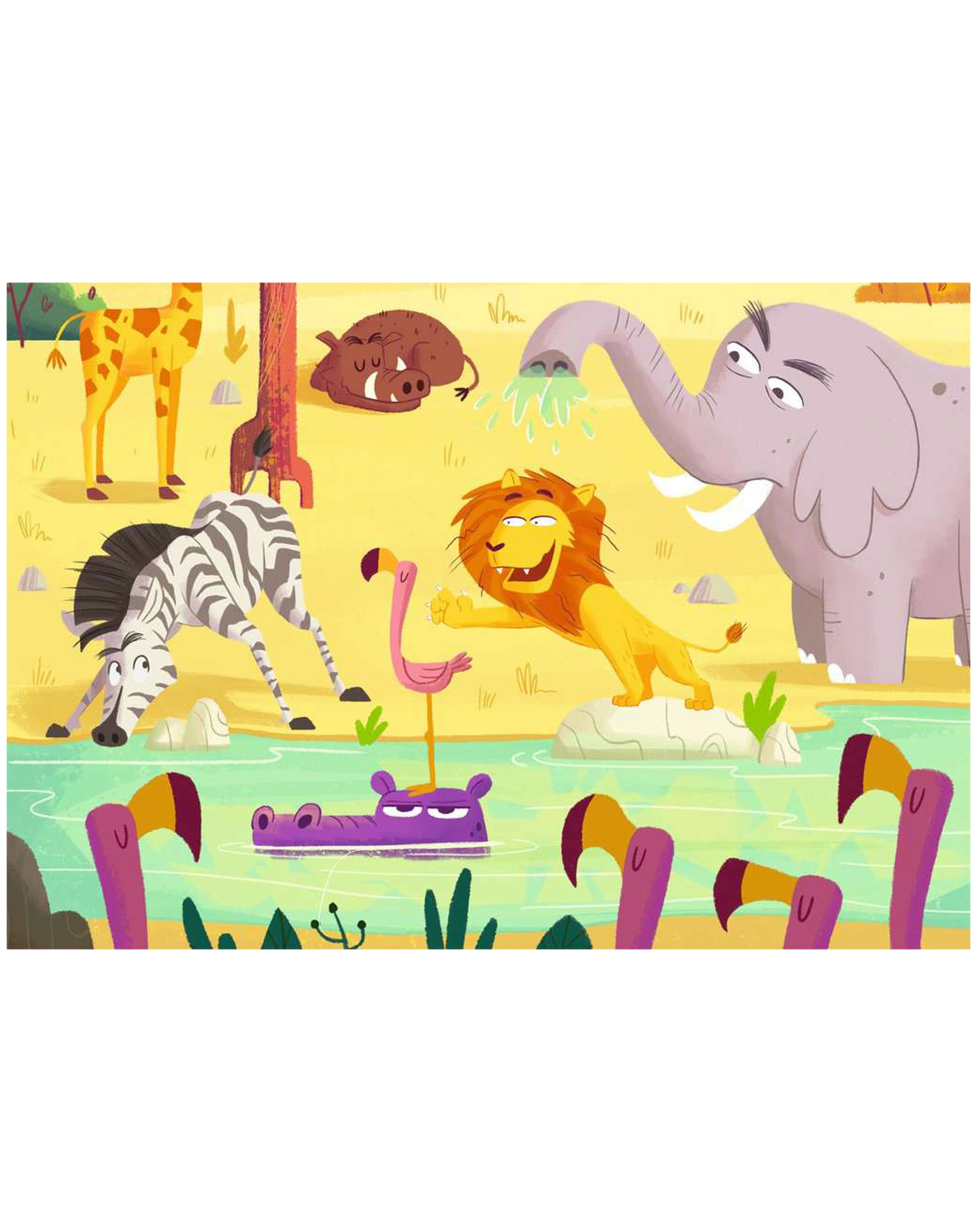 Puzzle PUZZLE&PLAY - TIERE 2 2x24-teilig