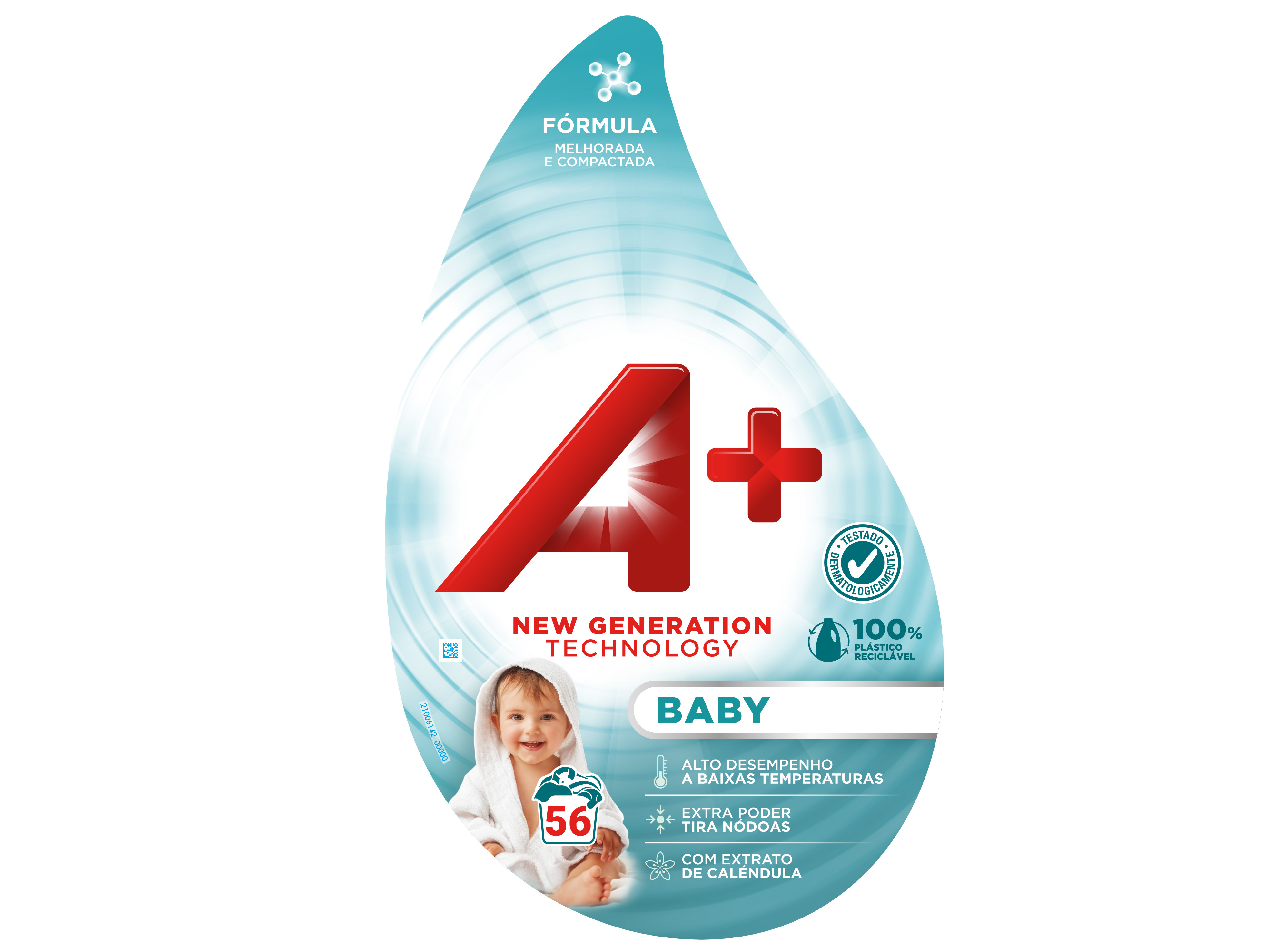 DETERGENTE ROUPA MÁQUINA A  LÍQUIDO BABY 56 DOSES