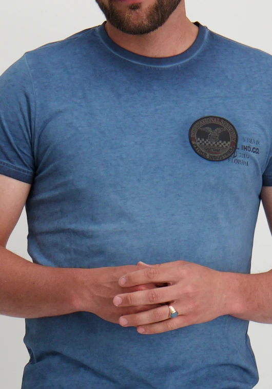 Petrol T-shirt M-1050-TSR607