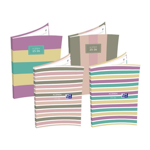 Oxford Agenda escolar A6 2025-26 Color Block (1 unidade)