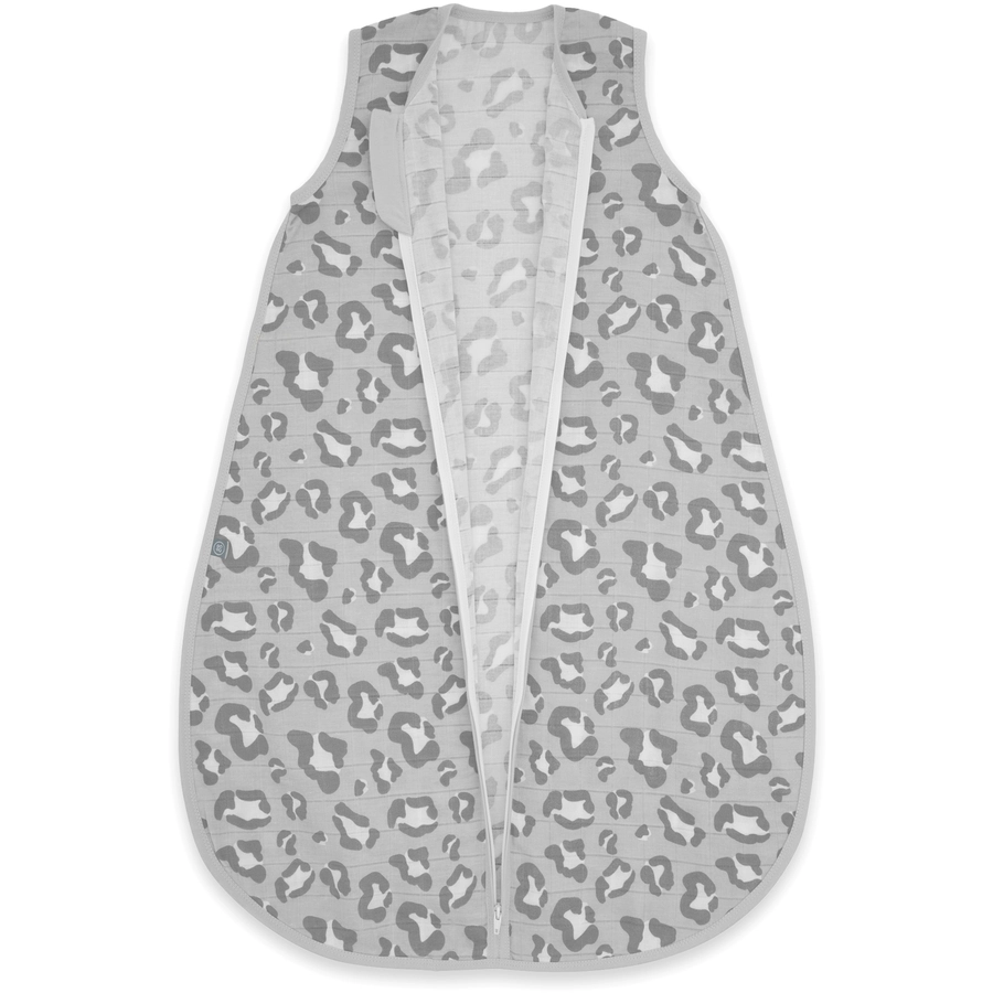 emma & noah Schlafsack Leoparden Grau