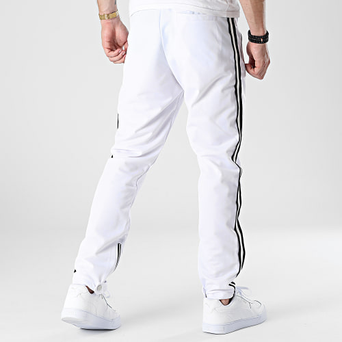 Pantalon Jogging A Bandes LL677 Blanc