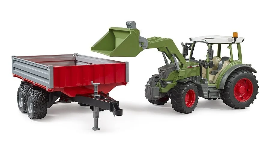 Bruder - Fendt Vario 211 med frontlæsser & tipvogn (02182)