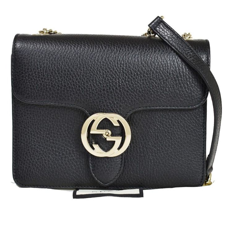 Gucci Vintage Gucci Crossbody Bag Black