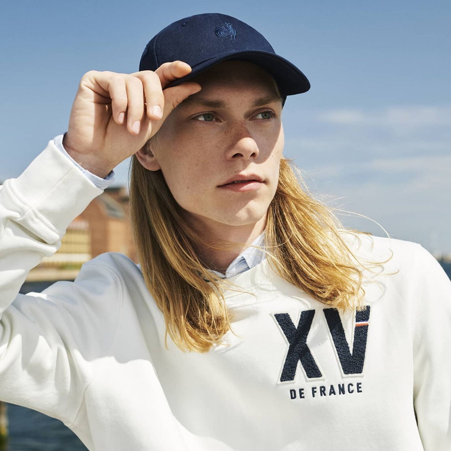 Casquette licence France rugby Bleu foncé