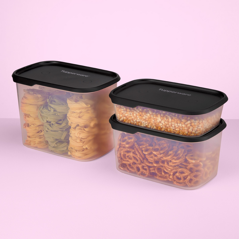 One Touch Fresh® 4,4 l Stapelbarer Vorratsbehälter für Nudelnester, kurze Nudeln, Cornflakes und vieles mehr