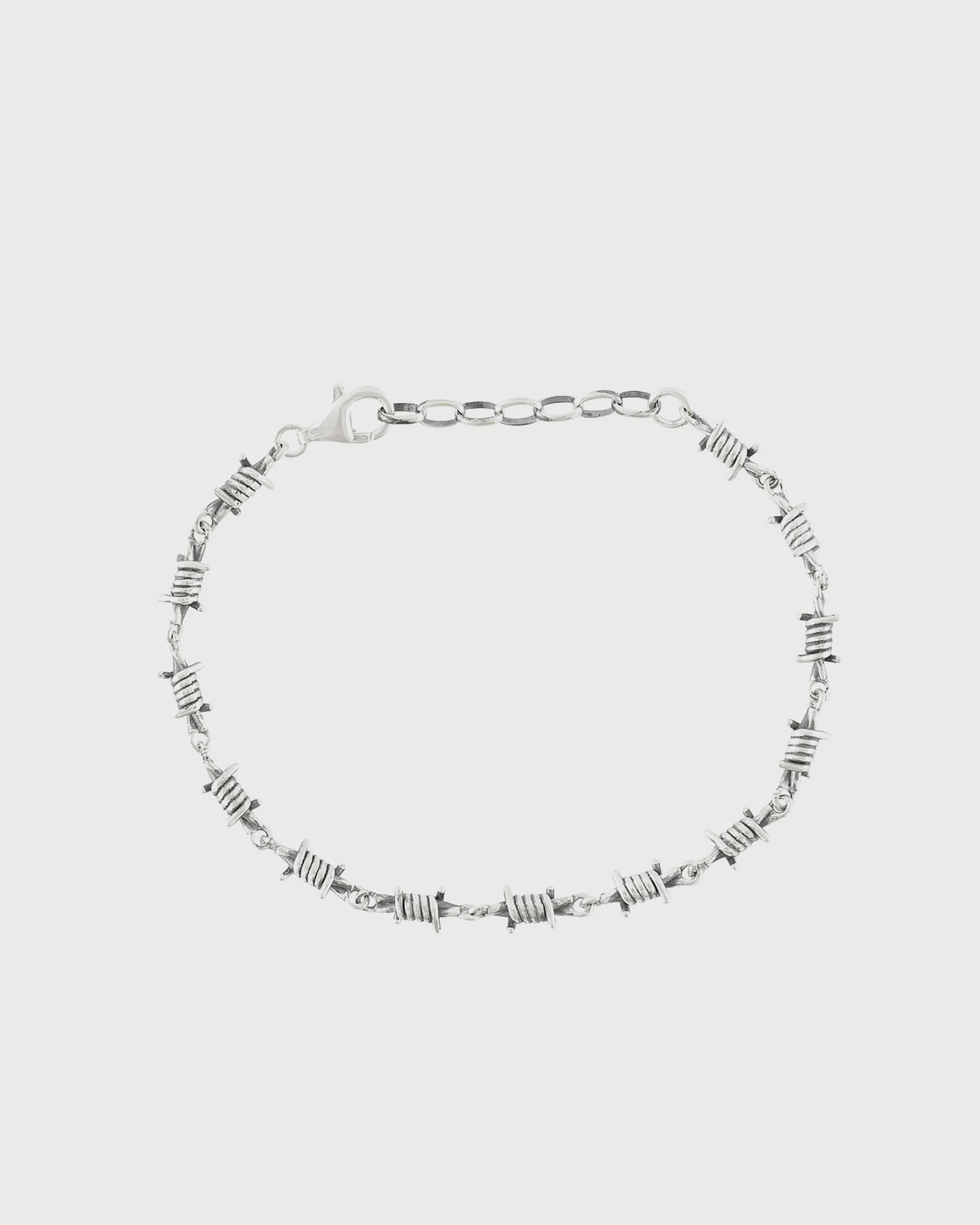 Serge DeNimes Silver Barbed Wire Bracelet