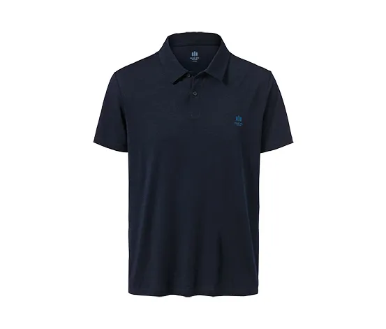 Funktionspoloshirt mit Merinowolle