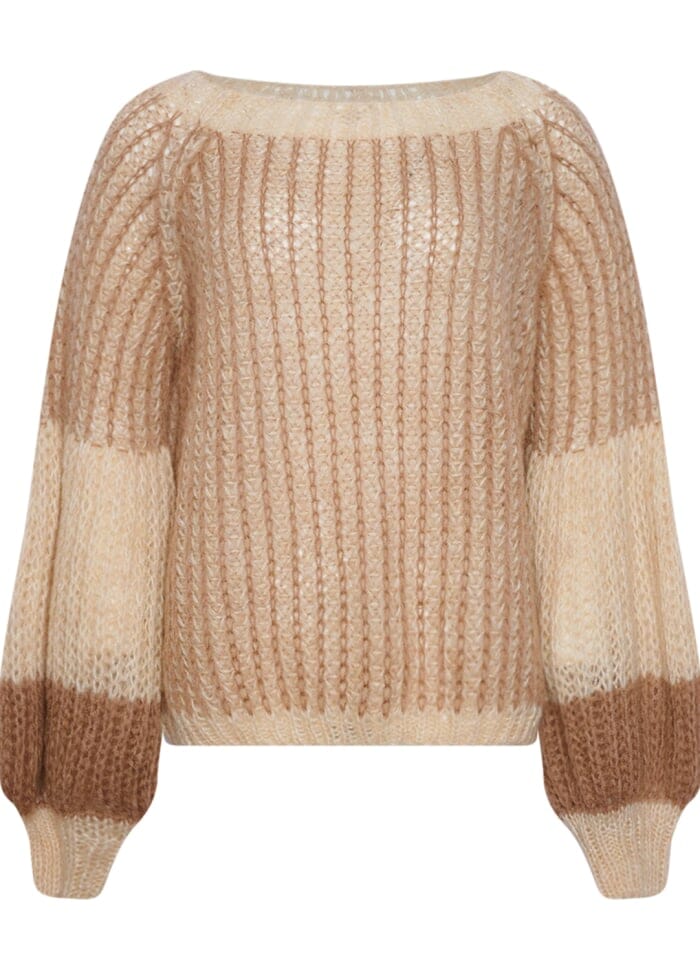 Noella Liana Knit Sweater 1064 cozy brown