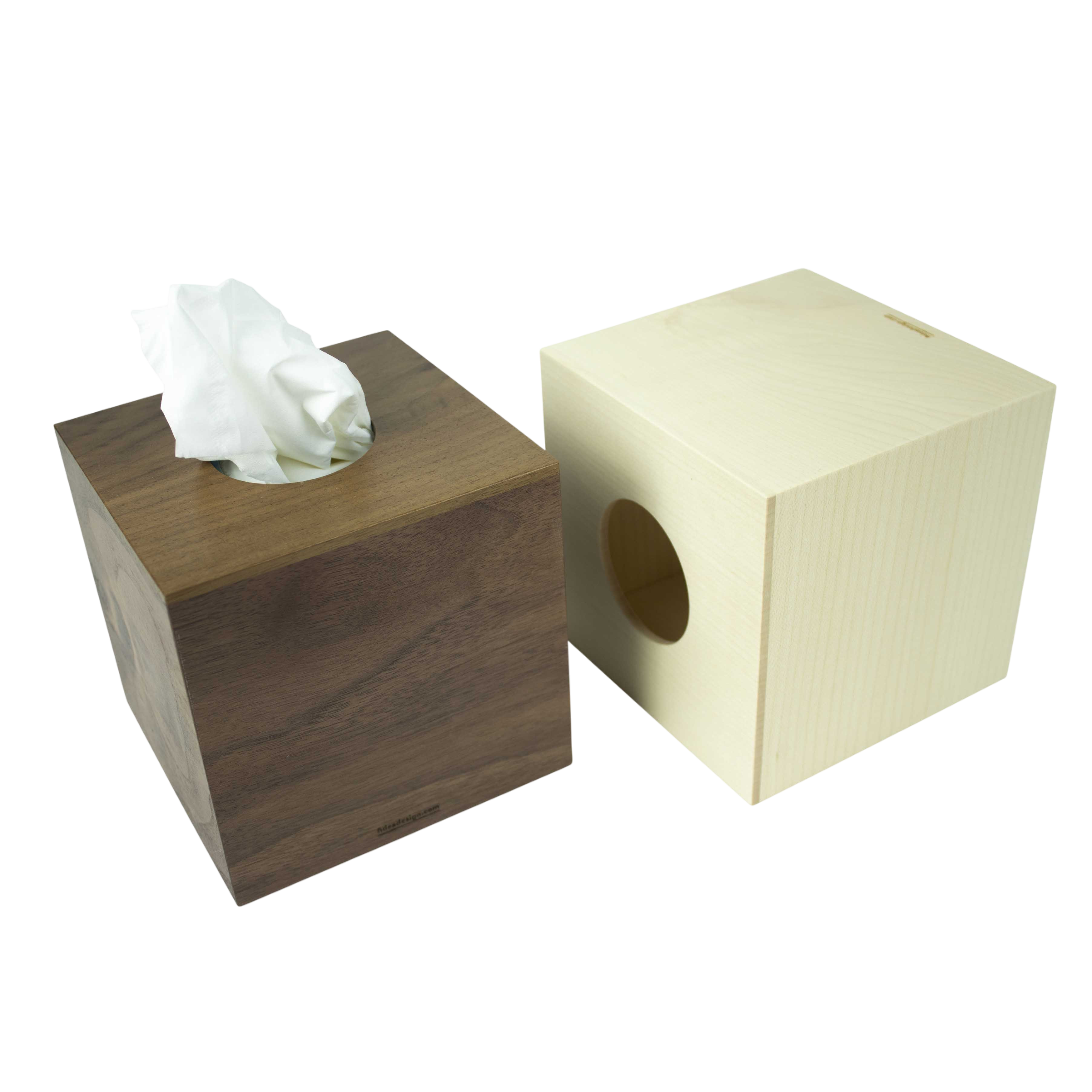 Kleenex-Cover Box Tüchli-Station Nussbaum braun 2073
