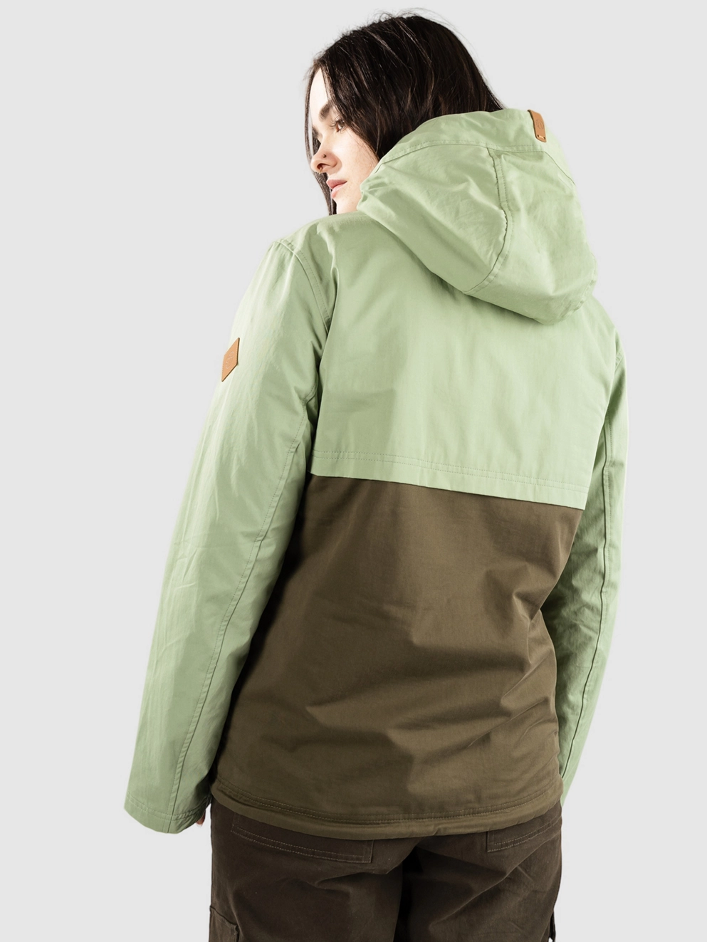 Kazane Naline Jacket aspen green/grape leaf