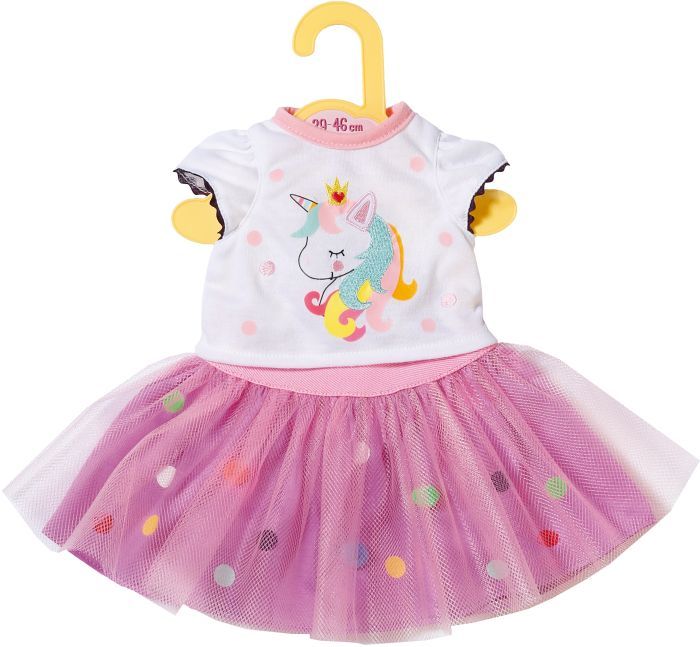 Dolly Moda Einhorn Shirt mit Tutu (43cm)