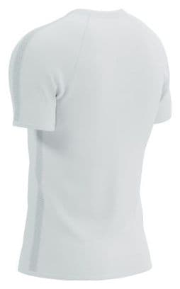 Maillot manches courtes Compressport Training SS Tshirt Blanc