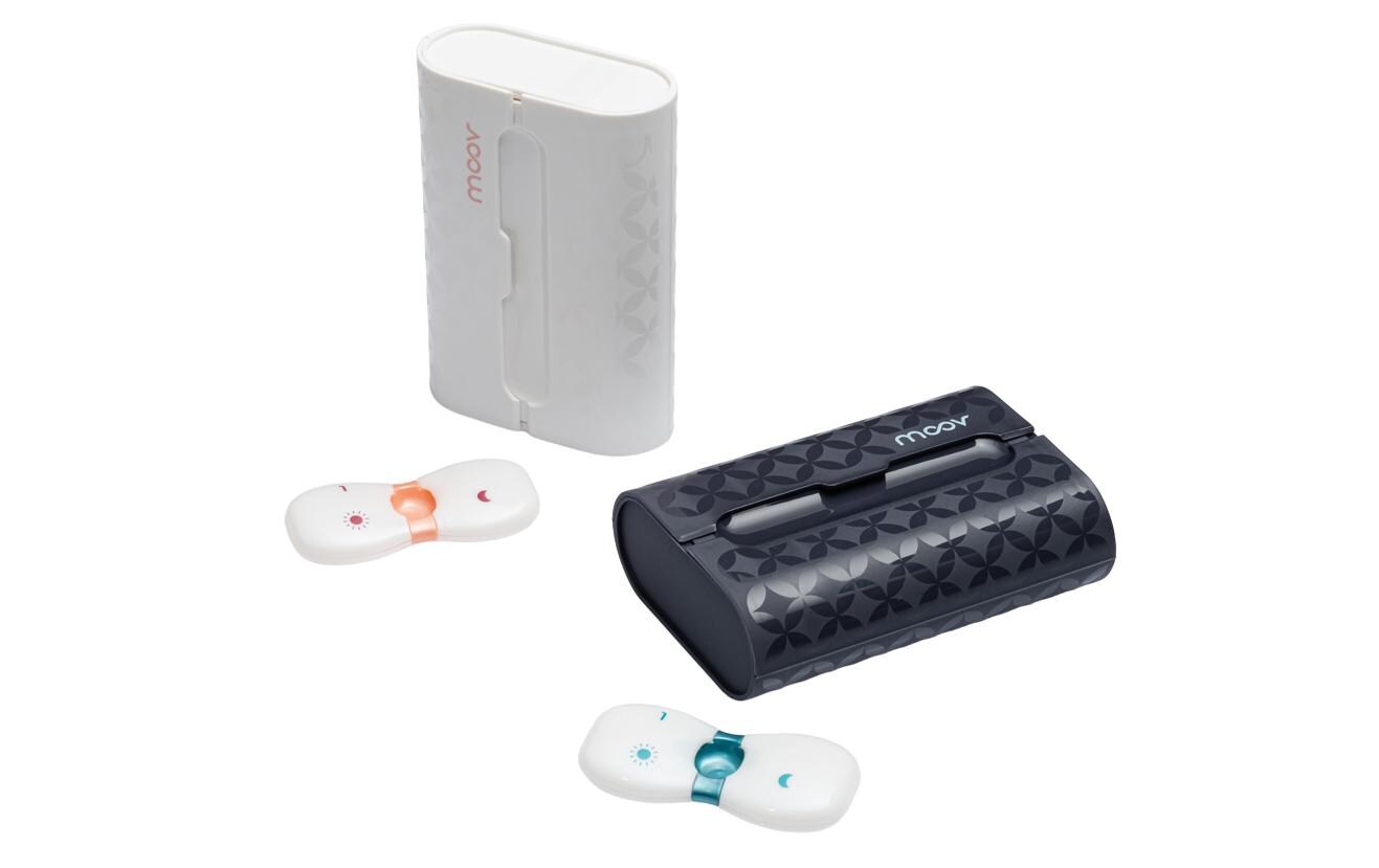 Wochenpillenspender Moov (7 Tage) WeissModerne Medikamentenbox