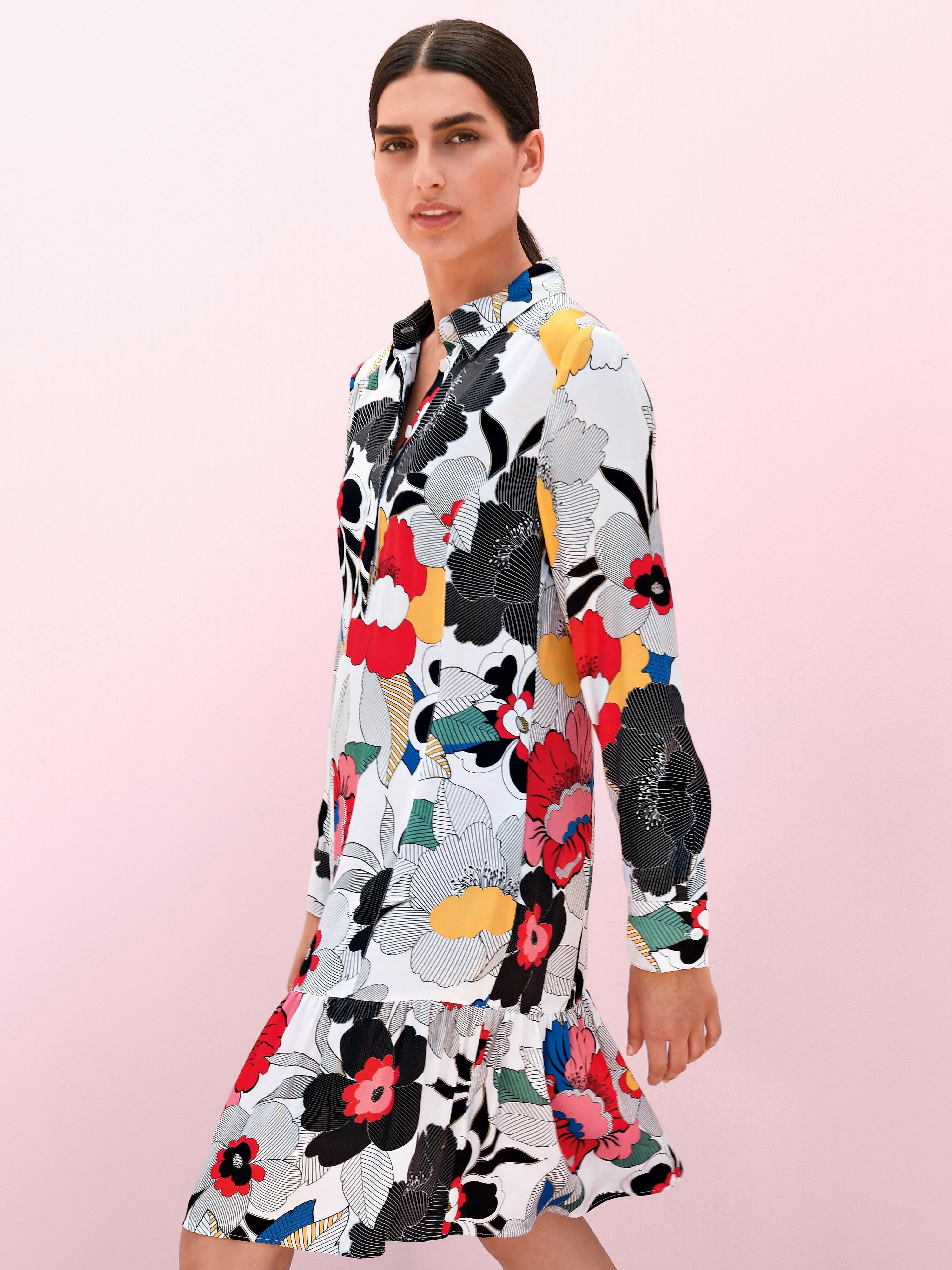 Kleid mit Hemdkragen