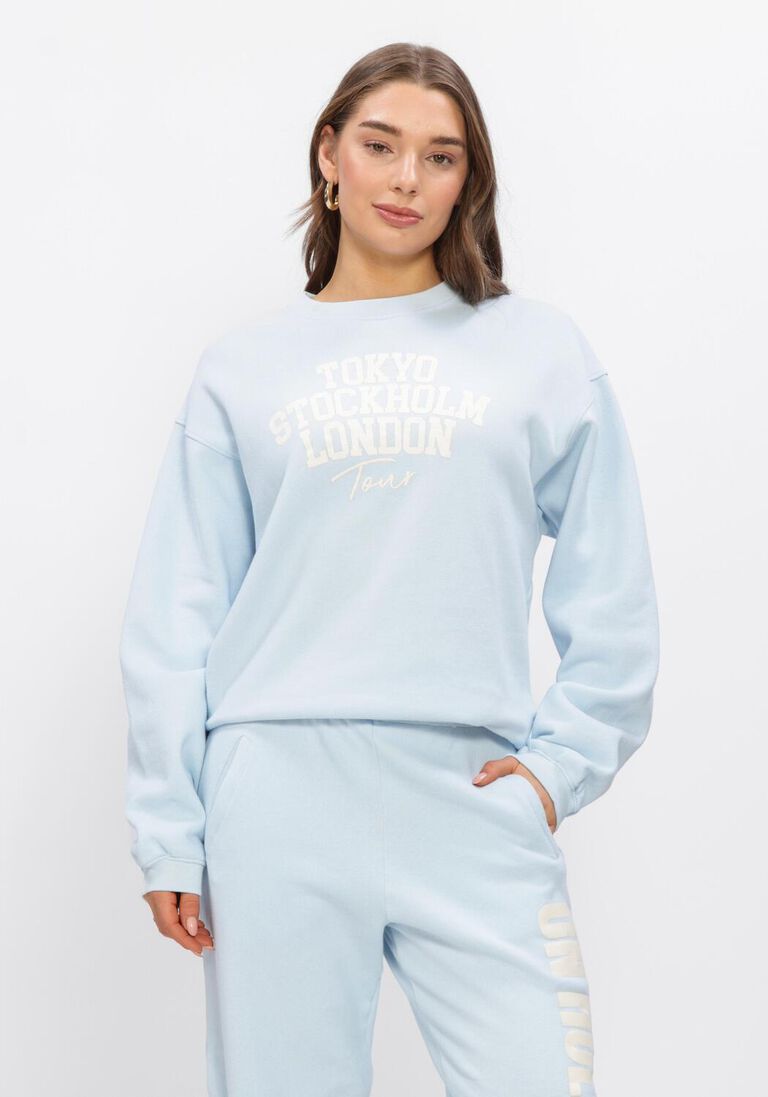 blauwe penn & ink sweater sweater print