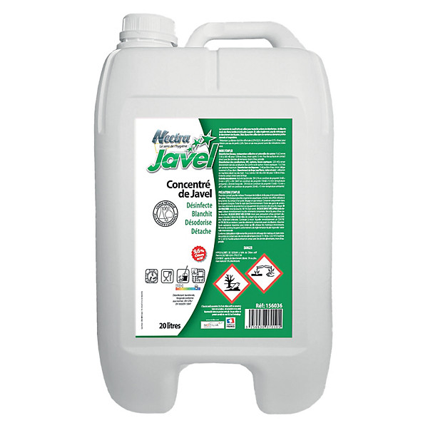 Extrait d'eau de javel 1er prix 9,6% 20 L