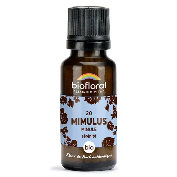 Biofloral 20 Mimulus Mimule Grânulos Orgânicos Florais de Bach 19,5g