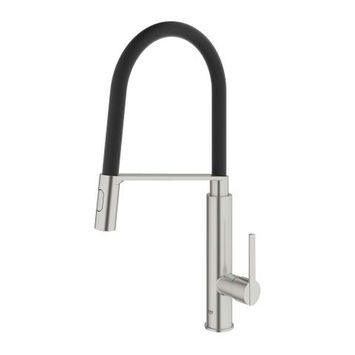 Grohe Keukenkraan Feel met Spoelkraan Supersteel