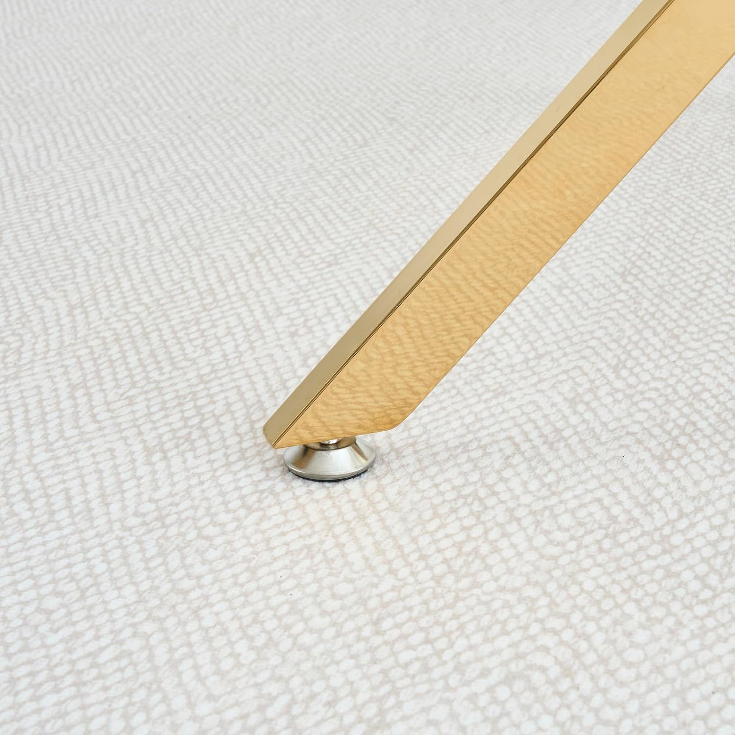 IANIYA Goldener Runder Esstisch aus Gehärtetem Glas 80 cm, Moderner Esszimmertisch für 2-4 Personen, Multifunktionaler Couchtisch & Kleiner Küchentisch, Minimalistischer Tisch für Küche & Esszimmer