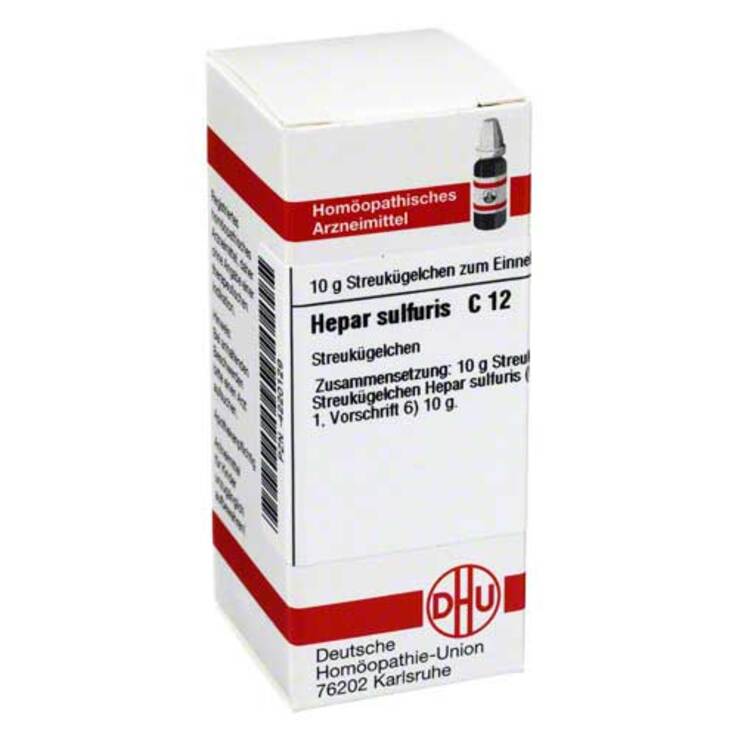 DHU Hepar sulfuris C 12 Globuli, 10 g