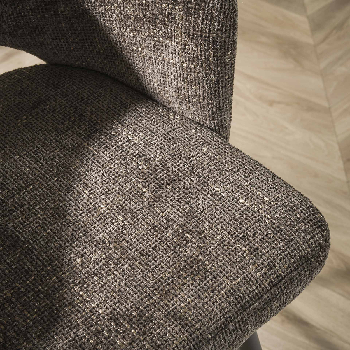Fauteuil Drop bruin