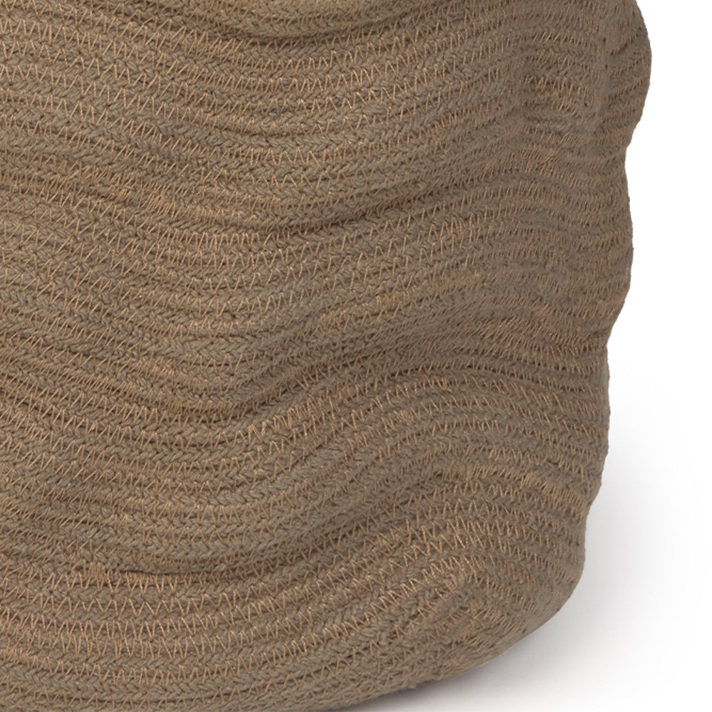 Lorena Canals Stonewashed Opbergmand 25 x 30 cm - Bruin