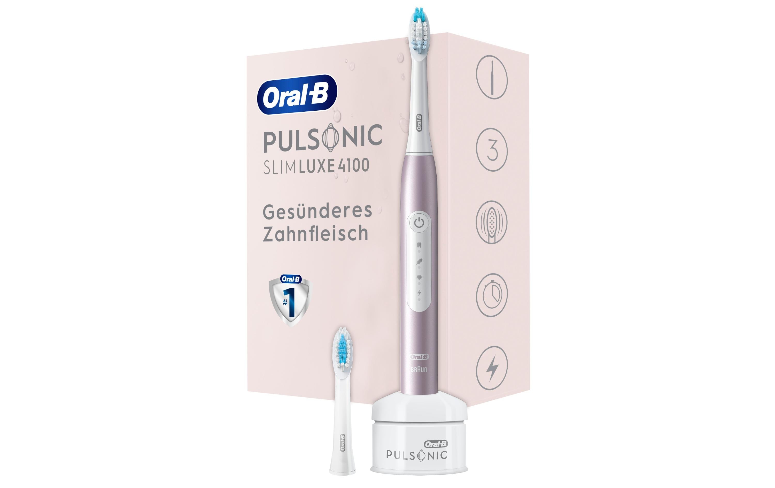 Schallzahnbürste Pulsonic Slim Luxe 4100 RosegoldElektrische Zahnbürste