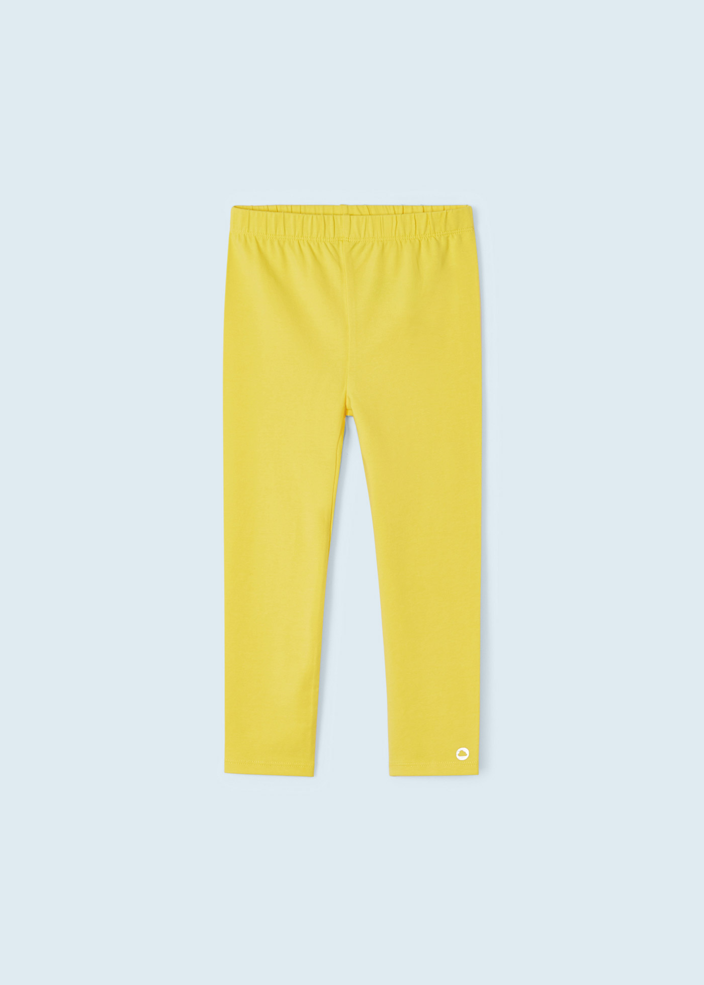 Leggings compridas de algodão sustentável para meninas