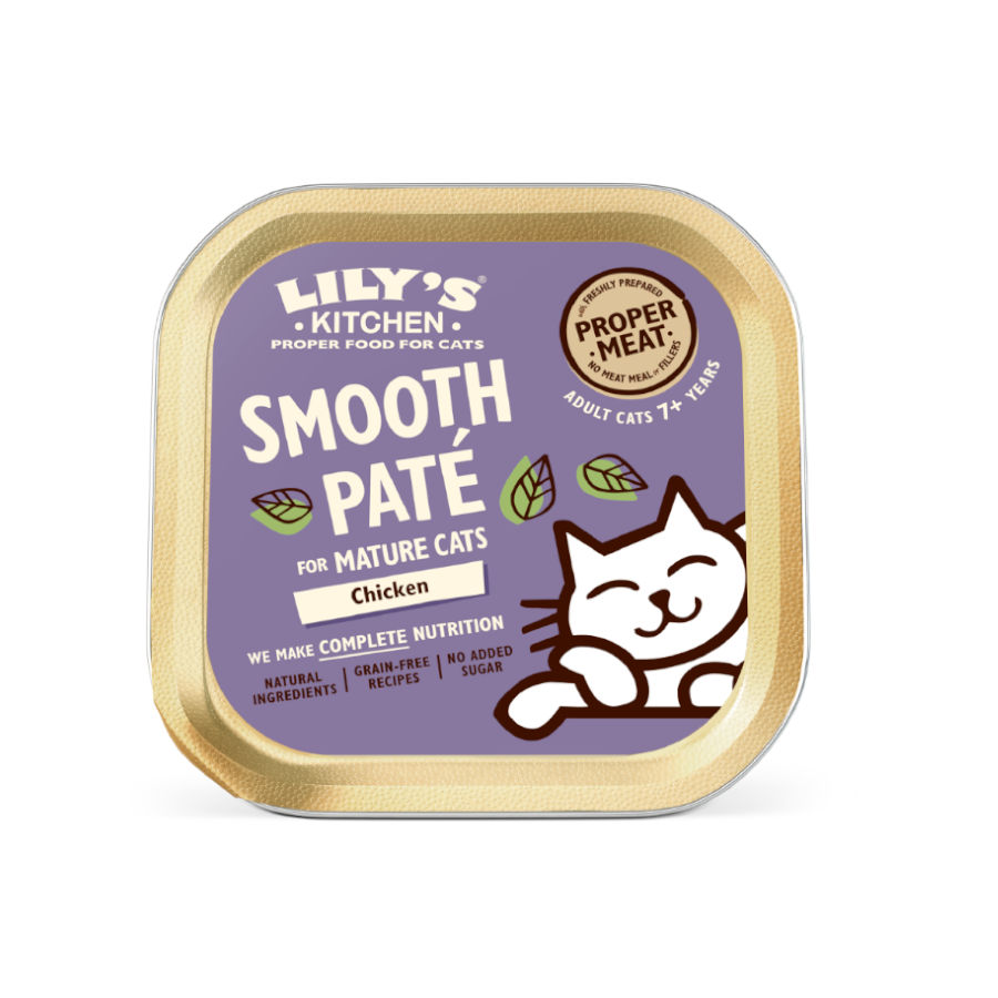 Patê de Frango Maduro e Suave da Lily's Kitchen para Gatos