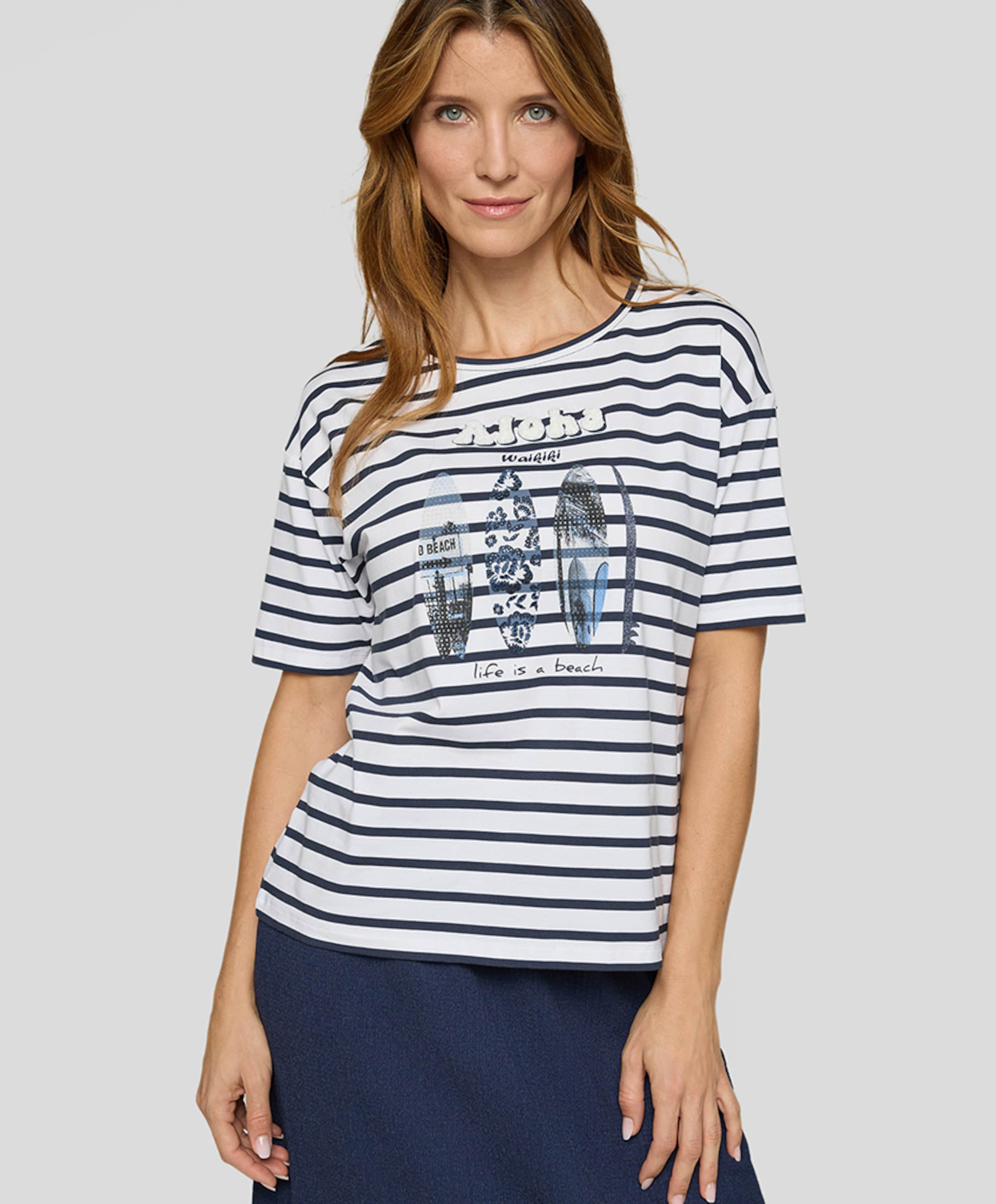 Rabe Dames T-shirt blauw